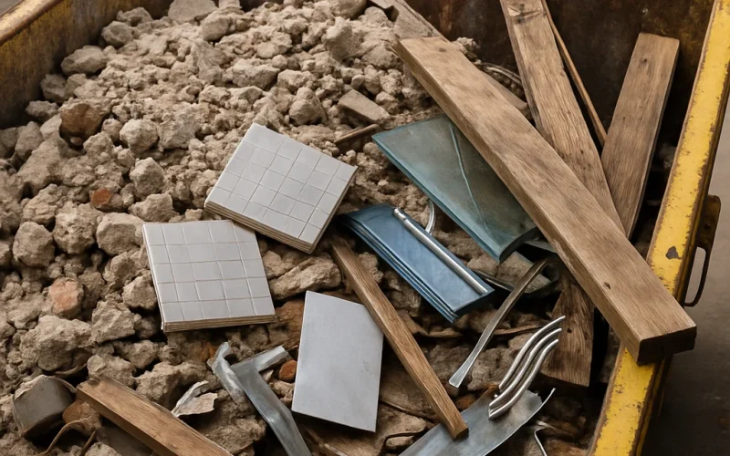 Jakie odpady można wrzucać do kontenera na śmieci budowlane?